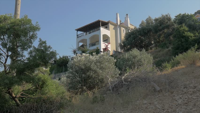 Beautiful house on a hill