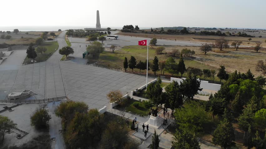 V Beach Cemetery in Gallipoli.