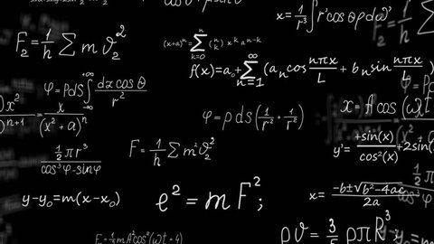 Mathematical formulas in black holographic space