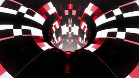 colorful technological glitch distortion wormhole funnel tunnel flight loop animation background new quality vintage style cool nice beautiful 4k stock video footage