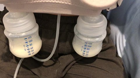 Asian women are using breast pump milk automatic
