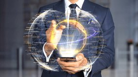 Businessman Hologram Concept Tech - DATA MODELLING - Powered by Shutterstock - Get 15% off with code: PIKWIZARD15