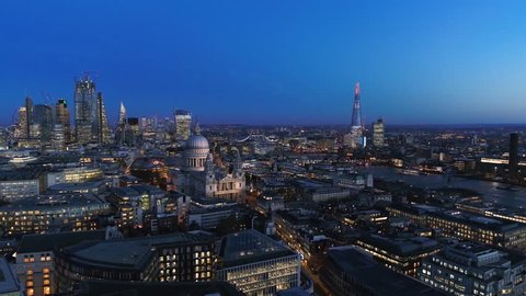 London Dusk/Night Aerial