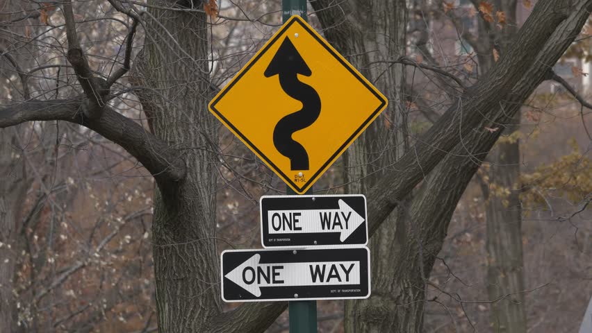 One way signs in New York