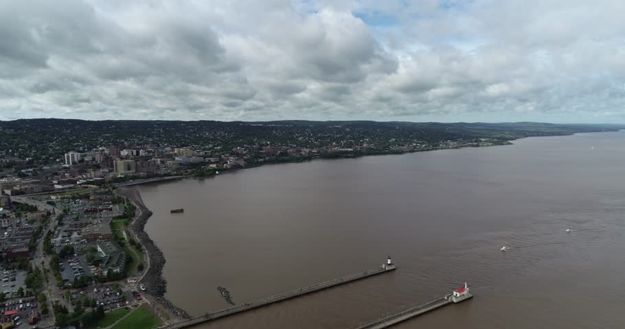 Duluth from Above - Aerial - Minnesota