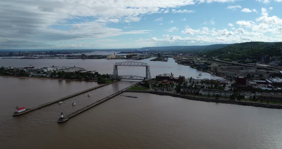 Aerial of Duluth