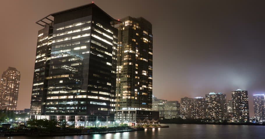 Jersey City - Night Time Lapse