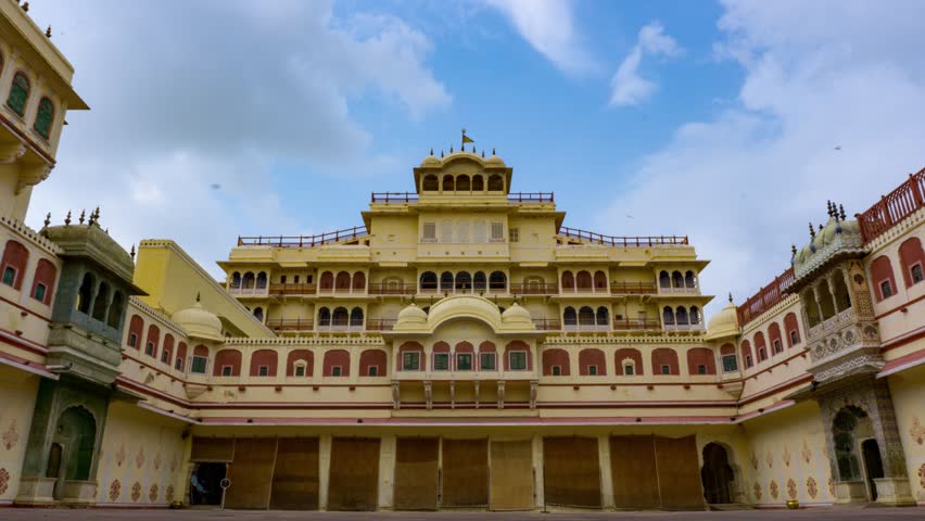 City Palace, Jaipur, which includes the Chandra Mahal and Mubarak Mahal palaces and other buildings, is a palace complex in Jaipur, the capital of the Rajasthan state, India.