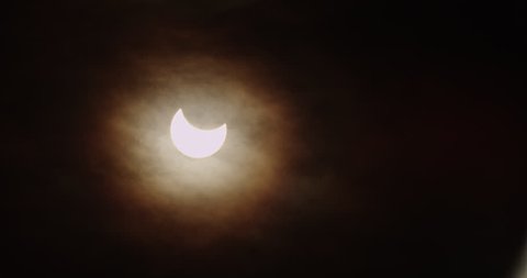 Solar Eclipse First Contact (Partial)  Telephoto- 2014