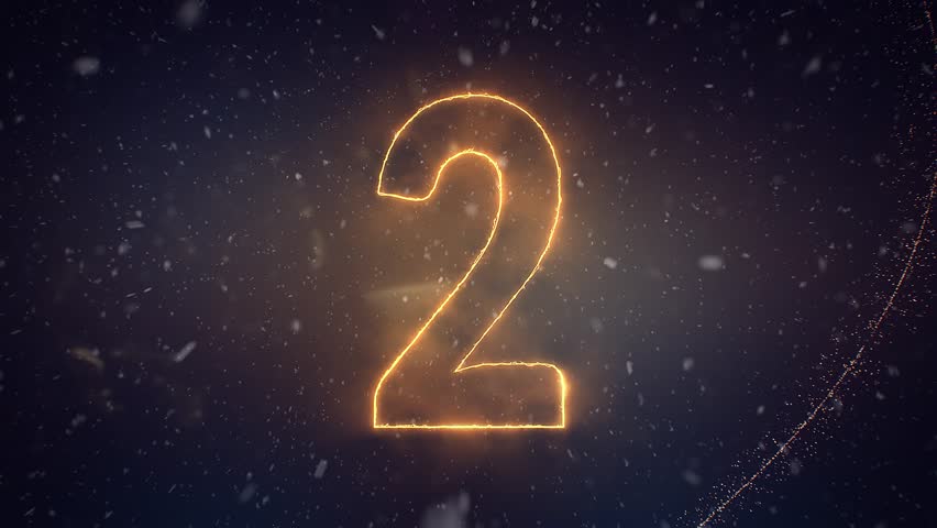 Pyro Numbers New Year Countdown