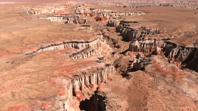 Drone aerial of the Coal Mine Canyon