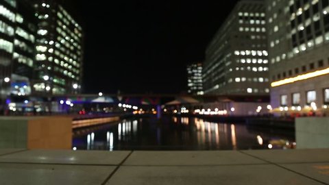 Canary Wharf time lapse