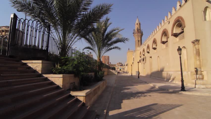 The famous mosque in Cairo: Al-Hussein Mosque, Egypt