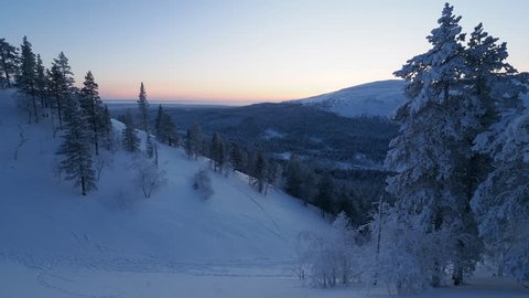 Amazing winter in Lapland Finland Christmas wonderland snow
