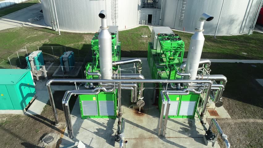 Bio-plant for processing shtkhodov from fields into electricity