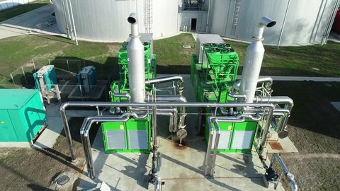 Bio-plant for processing shtkhodov from fields into electricity