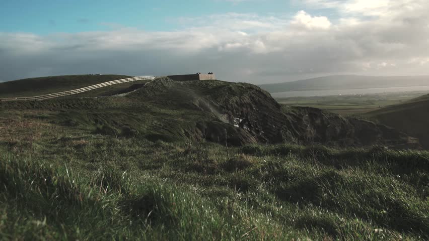 Windy Water Grass Scenery