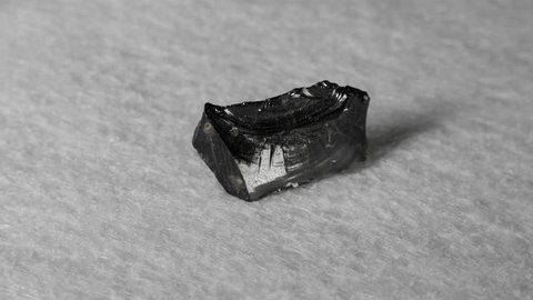 Obsidian Stone Rotating