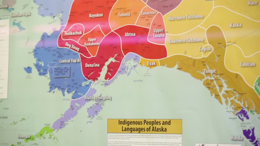 This is a clip of an alaskan indigenous peoles map.