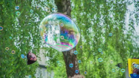 Amazing Break The Big Bubble Stock Footage Video 100 Royalty Free Shutterstock