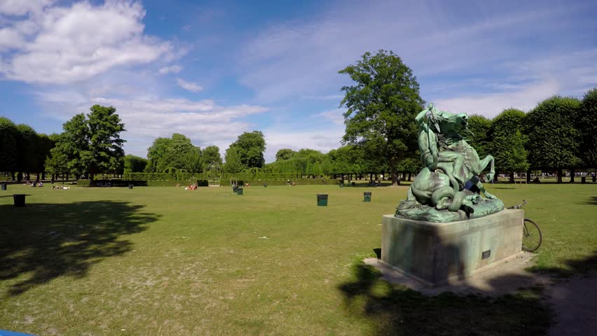 Recreation Park in Copenhagen. Denmark. 