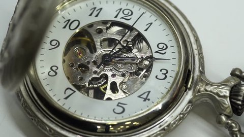 Analog Mechanical Stopwatch Mechanism Gears Inside Stock Photo ...