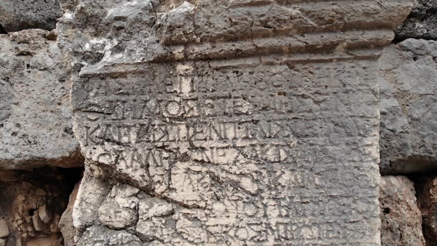 Ancient Greek script in Turkey
