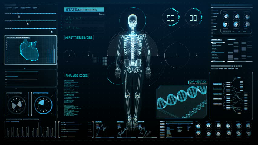 Medical Future. Bone System.