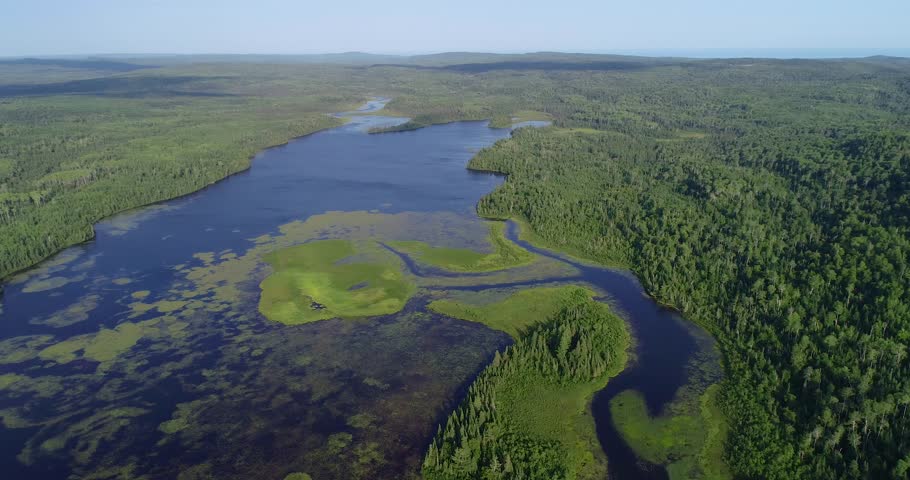 The Gunflint Trail is an Isolated part of the Superior National Forest