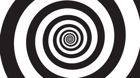 Hypnosis visualisation conept - endless spiral, looped video