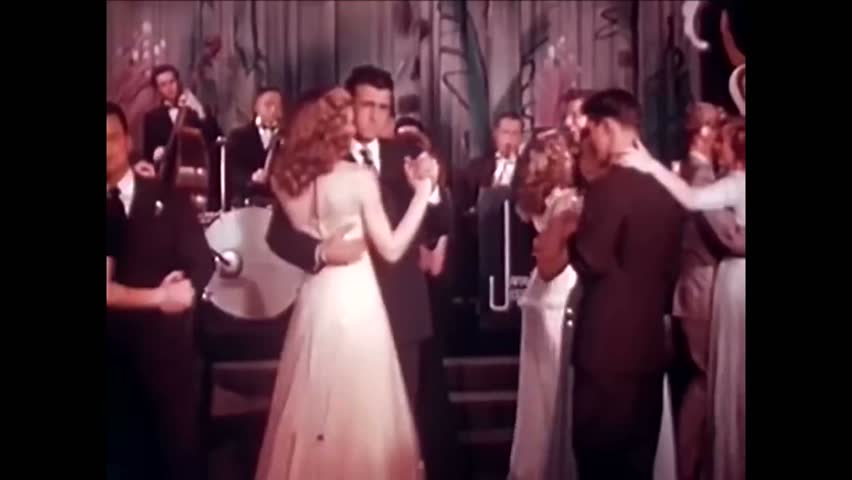 circa 1940s - teens dance prom Stock Footage Video (100% Royalty-free ...