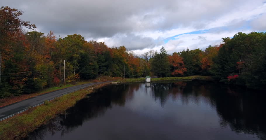Fall foliage in New England USA.