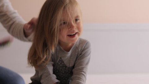 Closeup Cute Pretty Toddler Baby Video De Stock 100 Libre De Droit Shutterstock