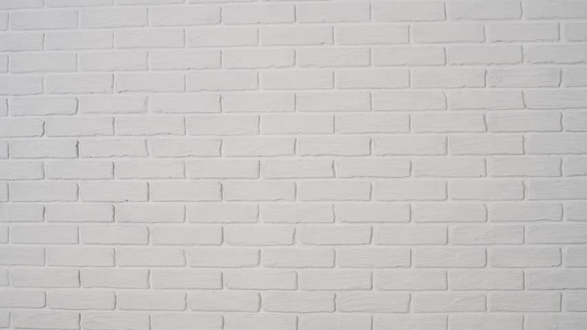 White Brick Wall As Background Stock Footage Video 100 Royalty Free Shutterstock