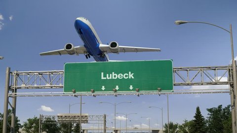 Airplane Take off Lubeck