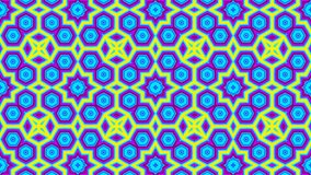 Wallpaper Weirdness 4 - 4k Colorful Tiles Video Background Loop /// A multicolored slowly evolving pattern with a kaleidoscopic touch. Very vivid and mesmerizing despite its calmness.