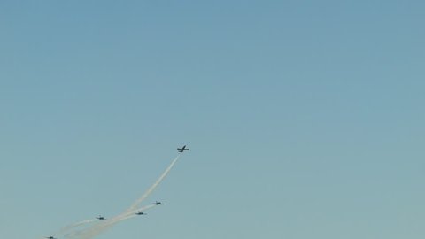 demonstration aerobatics jet squadron