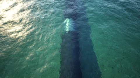Underwater gas pipeline