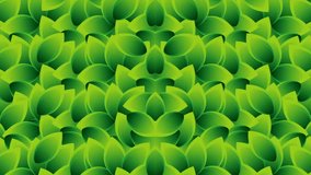 green leaves background,  Video animation, HD 1080
