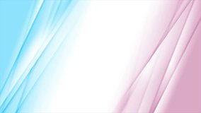 Blue and pink abstract smooth gradient striped motion background. Seamless loop. Video animation Ultra HD 4K 3840x2160