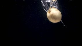 Footage of falling pear in the clean water - Powered by Shutterstock - Get 15% off with code: PIKWIZARD15