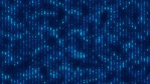 Futuristic Dynamic Background. Hacker Theme or Binary Code Data Network Animation Background Concept.