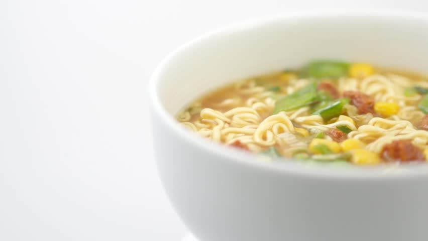 Rotating ramen in the bowl Royalty-Free Stock Footage #1021392694