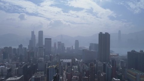Hong Kong Circa-2017, aerial view