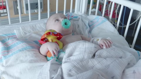 This is a shot of a cute little boy recovering from Organo-Axial Volvulus surgery. AKA stomach was flipped. Shot on a GH5