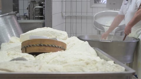 4K genuine mozzarella production process