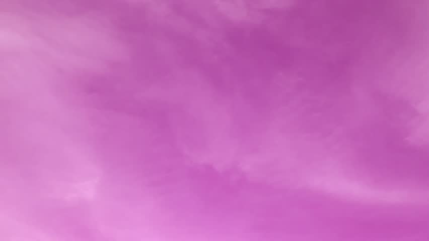 Pink skies in summer day, sunny very sexy colourful weather, beautiful time lapse purple clouds, panoramic view, nice exotic, relaxing footage, nature after rain cloudscape. UHD.