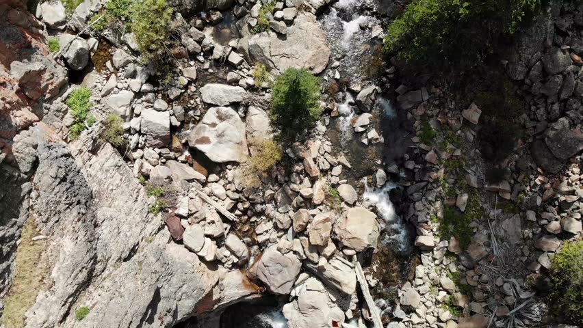 Footage of Porcupine Falls in the Big Horn Mountains of Wyoming.