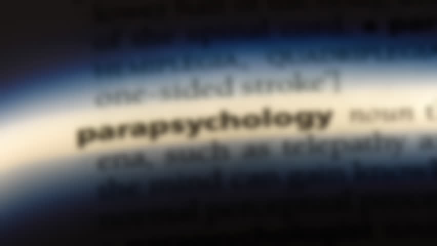 parapsychology word in a dictionary. parapsychology concept. Royalty-Free Stock Footage #1021540942