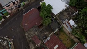 Guatemala drone video of slums 